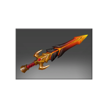 Inscribed Blade of the Fire Dragon