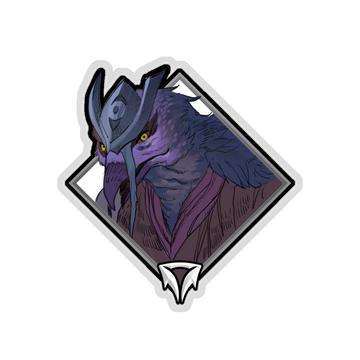 Gold Crownfall Sticker - Scree'Auk