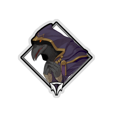 Glitter Crownfall Sticker - Divine Developer