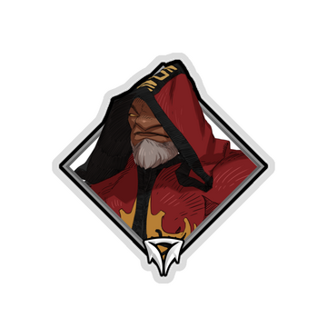 Gold Crownfall Sticker - Warlock