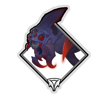 Glitter Crownfall Sticker - Broodmother