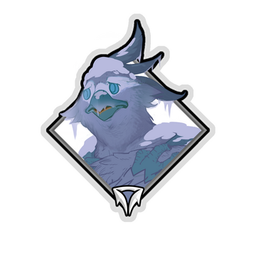 Glitter Crownfall Sticker - Bakeet (Frozen)