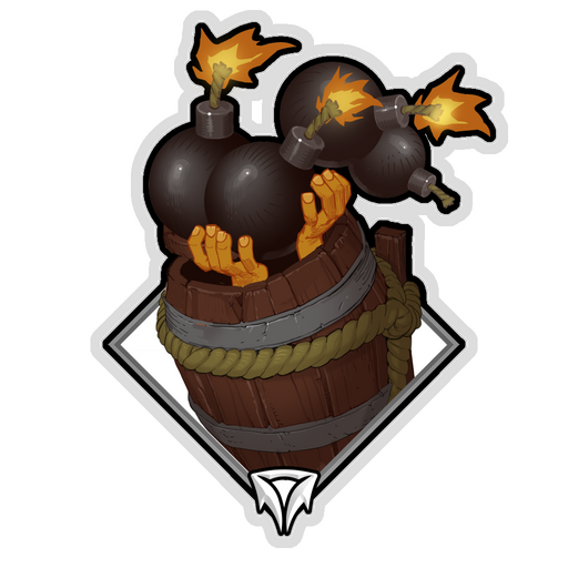 خرید Crownfall Sticker - Spoon (Bombs)