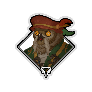 Holo Crownfall Sticker - Twobeard