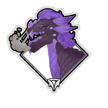 Gold Crownfall Sticker - Zaug's Mother