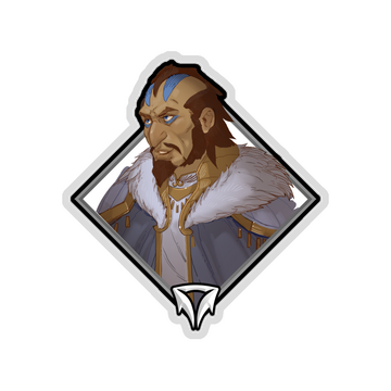 Glitter Crownfall Sticker - Idrix