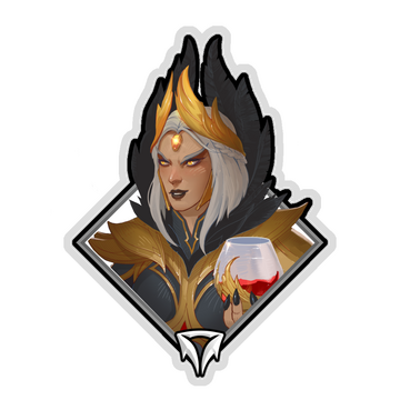 Glitter Crownfall Sticker - Imperia