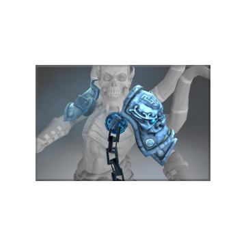 Inscribed Frozen Emperor's Guardian Lion