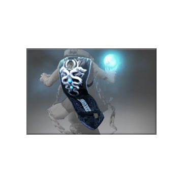 Inscribed Frozen Emperor's Twin Dragon Cape
