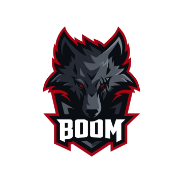 Glitter BOOM Esports Team Sticker - TI 2025