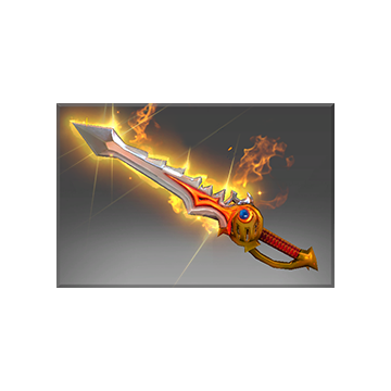 Autographed Rapier of the Burning God