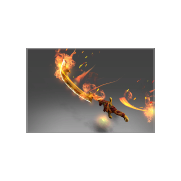 Autographed Blade of the Wandering Flame
