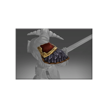 Inscribed Armature of the Belligerent Ram Pauldron