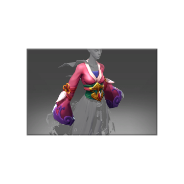 Inscribed Fatal Blossom Robe