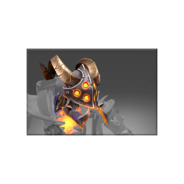 Inscribed Scorched Fletcher Helm