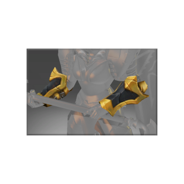 Inscribed Arms of the Onyx Crucible Bracers