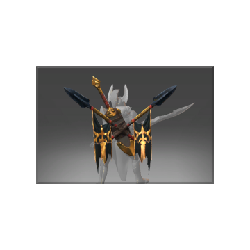 Inscribed Arms of the Onyx Crucible War Banners