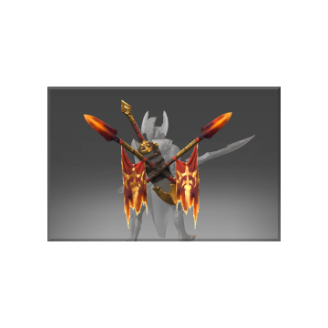 Inscribed Compendium Arms of the Onyx Crucible War Banners