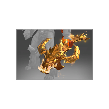 Autographed Golden Draca Maw