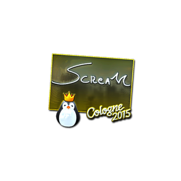 Sticker | ScreaM (Foil) | Cologne 2015