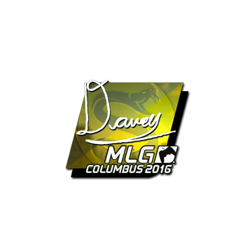 Sticker | DAVEY (Foil) | MLG Columbus 2016