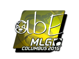 Produto Sticker | abE (Foil) | MLG Columbus 2016