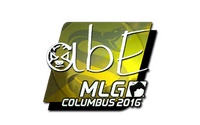 Sticker | abE (Foil) | MLG Columbus 2016 Sticker — CS2 skin in the Bon Bon case on DuckSkins