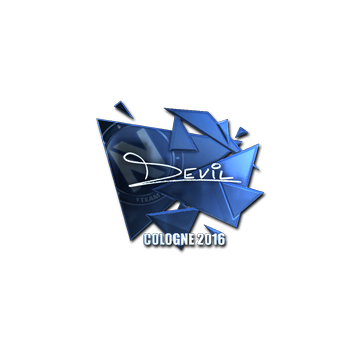 Sticker | DEVIL (Foil) | Cologne 2016