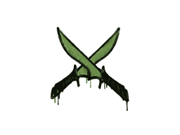 Sealed Graffiti | X-Knives (Battle Green)