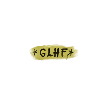 Sealed Graffiti | GLHF (Tracer Yellow)