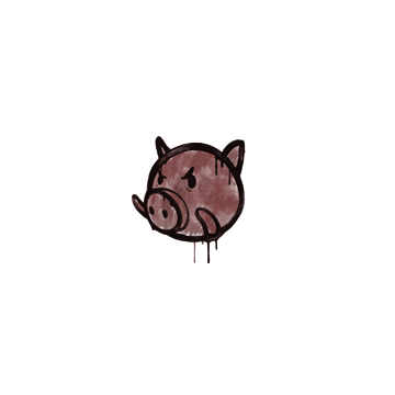 Sealed Graffiti | Piggles (Brick Red)