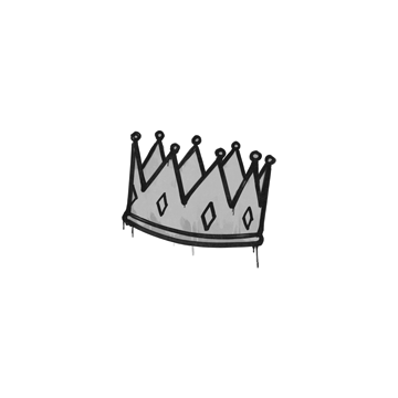 Sealed Graffiti | King Me (Shark White)