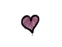 Sealed Graffiti | Heart (Princess Pink)