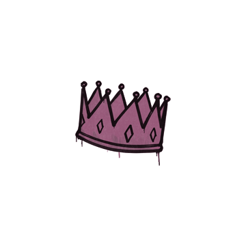 Sealed Graffiti | King Me (Princess Pink)