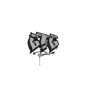 Sealed Graffiti | GTG (Shark White)