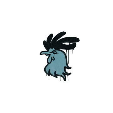 Sealed Graffiti | Cocky (Wire Blue)
