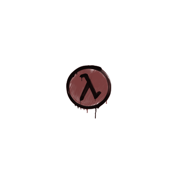 Sealed Graffiti | Lambda (Brick Red)