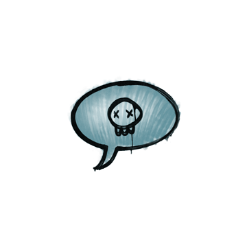 Sealed Graffiti | Death Sentence (Wire Blue)