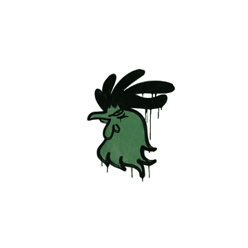 Sealed Graffiti | Cocky (Jungle Green)