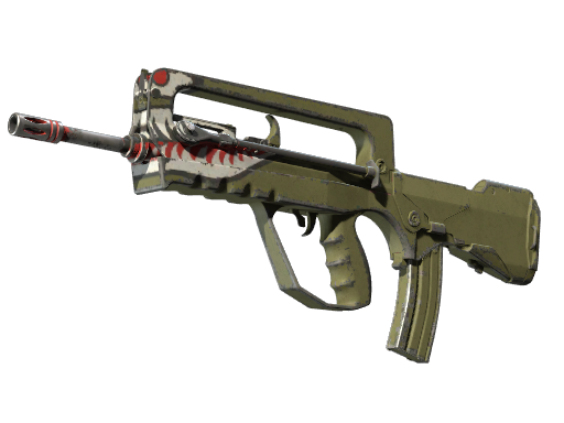 FAMAS | Spitfire (Bem Desgastada)
