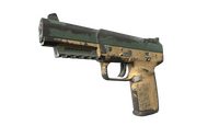 Five-SeveN | Contractor (Battle-Scarred) Five-SeveN — CS2 skin in the Containment Breach case on DuckSkins