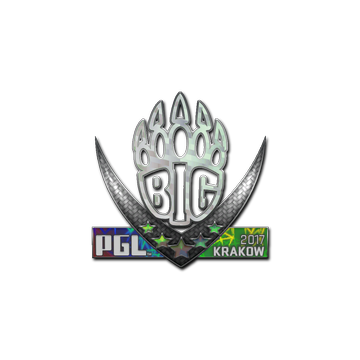 Sticker | BIG (Holo) | Krakow 2017