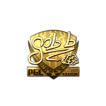 Sticker | gob b (Gold) | Krakow 2017