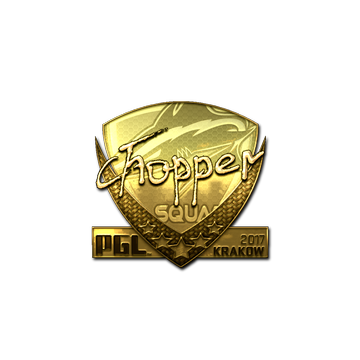 Sticker | chopper (Gold) | Krakow 2017