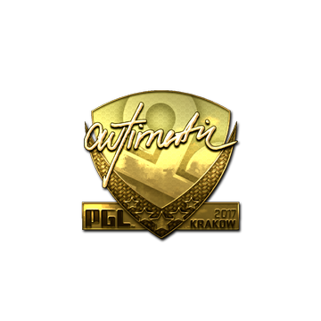 Sticker | autimatic (Gold) | Krakow 2017