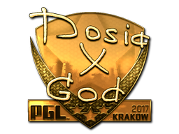 Produto Sticker | Dosia (Gold) | Krakow 2017