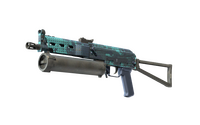 PP-Bizon | Cobalt Halftone (Minimal Wear) PP-Bizon — CS2 skin in the Spy case on DuckSkins