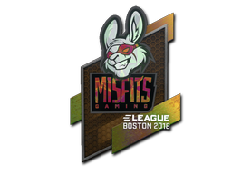 Produto Sticker | Misfits Gaming (Holo) | Boston 2018