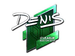Produto Sticker | denis (Foil) | Boston 2018