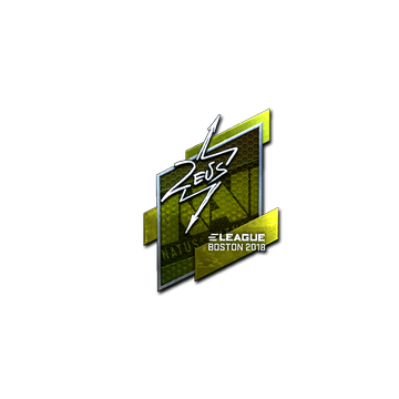Sticker | Zeus (Foil) | Boston 2018